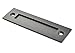 DIYHD Stainless Steel Smooth Black Barn Door Handle and Pull Wood Door Two-Side Handles