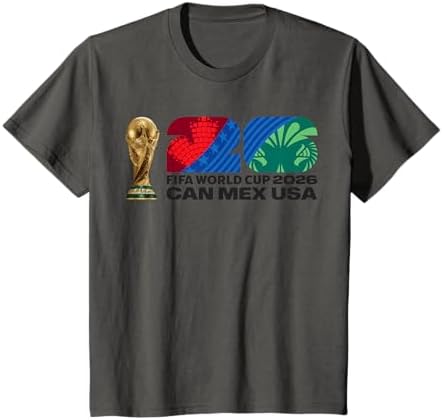 Amazon.com: Kids FIFA World CUP26 Boston Trophy Color T-Shirt