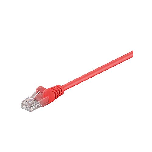 Wentronic Goobay Cat 5-200 UTP Red 2m - Cable de Red (2 m, RJ-45, RJ-45, Rojo)