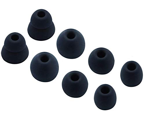 BLLQ Navy Ear Tips for Powerbeats Pro,Replacement Ear Buds Eartips 8 PCS 4 Pairs with 4 Size Options for Beats Powerbeats Pro, Navy (Dark Blue) PP4N - Thumbnail 2