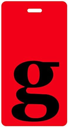 Luggage Tag - g - Lower Case