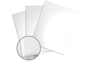 Kromekote White Paper - 8 1/2 x 11 in 12 pt Cover Glossy C/1S 200 per Package
