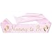 TTCOROCK Baby Shower Light Pink Sash DAD to Be Tinplate Badge Kit Baby Shower Party Gender Reveals Party Gifts