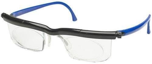 Adlens EM02-BK/BU Adjustables Eyewear Glasses - Black, Blue Frame / Clear Lens - Unisex