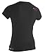 O'Neill Womens 2 mm Reactor Short Sleeve Spring Suit, Black, 8