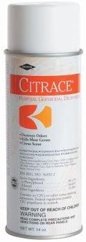 Citrace Citrace Aerosol Germicidal Disinfectants (DEODORIZER, GERMICIDAL, CITRACE, 12X14 OZ)