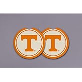 Magnolia Lane University Tennesse Volunteers Football Car Coaster, Set of 2, 2.67-inch Length, Drinking Beverage Holder, Travel Accessories