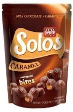 Paskesz Milk Chocolate Peanuts Caramel Nougat Bites (2 x 5.oz Bags) (Solos Bites)