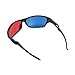 uxcell Red-Blue 3D Glasses Black Frame 3D Visoin Glass for Movies 3D Print Magazines Comic Books TV Anaglyph Photosthumb 3