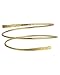 ZAD Gold Hammered Wrap Armband