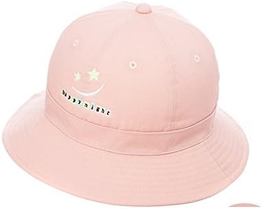 Summer Bucket Hat Korean Embroidery Fisherman Hat Folding Outdoor Leisure Hat-D Adjustable