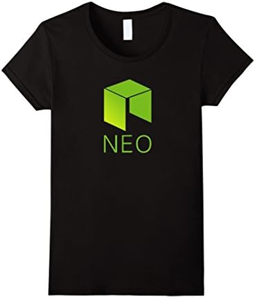 Womens Premium "NEO" Blockchain &amp; Cryptocurrency T-Shirt Large Black