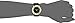 Marc by Marc Jacobs Women's MBM1154 Amy Gold-Tone Stainless Steel Watch with Black Leather Band