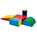 Matladin Indoor Safe Soft Foam Climber 5-Piece Sets, Beginner Toddler Climber with Slide Ramp Indoor Climbing Toys for Toddlers Kids and Children