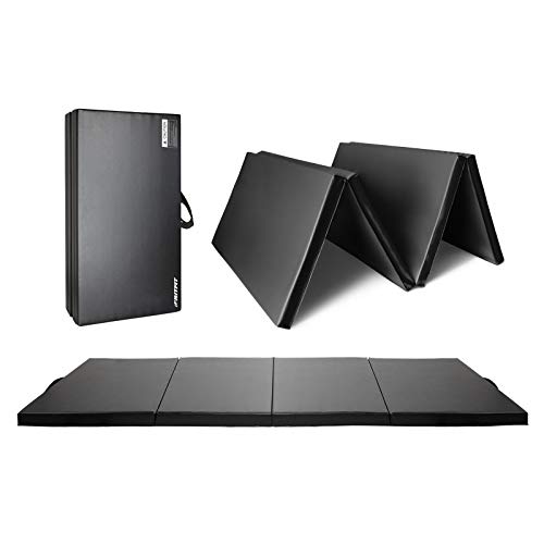 RitFit Upgraded Folding Exercise Mat, 2 Inch Thick Gymnastics Mat with