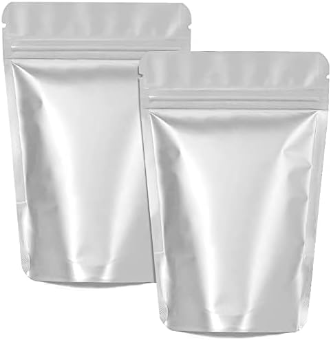 XFXIA Mylar Bags Aluminum Foil Pouches (24cm*16cm,Sliver)