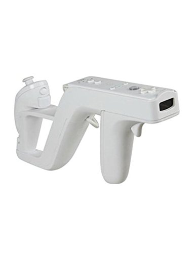 Aiposen-Zapper-Light-Gun-for-Nintendo-Wii-Links-Remote-Nunchuk-for-Shooting-GamesWhite-2-Pack