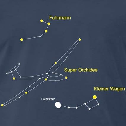 Spreadshirt Segelflieger Sternbild Superorchidee Manner Premium T
