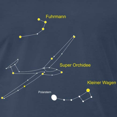 Spreadshirt Segelflieger Sternbild Superorchidee Manner Premium T