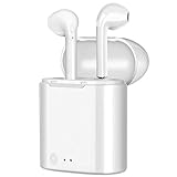 [Updated Version] Wireless Earbuds, True Wireless Earbuds Deep Bass Mini in Ear Bluetooth Earphones HD Stereo Sound Headset with Charging Case and Built in Mic - T03