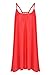 ReachMe Womens Summer Sexy Vibrant Color Chiffon Bathing Suit Cover Up(3 Solid Coral 2XL)