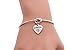 FEELMEM Godmother Bangle Bracelet,Goddaughter Bangle Bracelet,Baptism Gift for Godmothers/Goddaughters(Godmother charm-Silver)