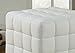 Monarch Specialties Ottoman - Cube Chair - Modern Tufted Cube Ottoman, Faux-Leather (White)