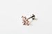 Dainty 5 Cz Pearl Tragus Earring,11P-01519(rose gold)