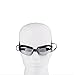 Swim Goggle, Rosa Schleife Large Swimming Goggles with Siamese Ear Plugs Anti-Fog and UV Protection Clear Lens for Adult Men Women Indoor Outdoor Ocean Swimming Goggles(Gray)