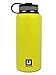 Urbanifi Water Bottle Baseball Softball 32 oz Gift for Mom Men Kids Flask Sports Travel Waterbottle, Stainless Steel, Vacuum Insulated, Keeps Water Cold for 24, Hot for 12 Hours (Softball)