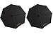 AvecToi Set of 2 Food Grade Silicone Mug Cover Suction Lids for Coffee Mugs, Tea Cups - Keep Drinks Warm or Cold Longer (Black)