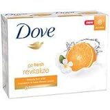 Dove go fresh Bars Revitalize, 8 pk, Mandarin & Tiare Flower, 4 oz