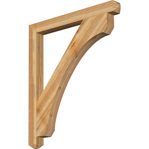 4"W x 42"D x 48"H Legacy Craftsman Rough Sawn Bracket, Western Red Cedar