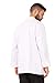 Chef Works Men's Le Mans Chef Coat, White, Medium