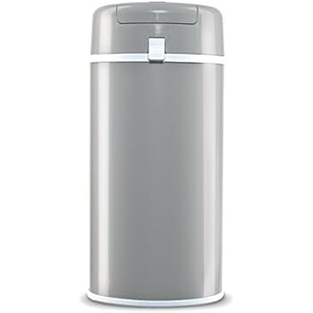 Bubula Steel Diaper Pail Grey