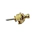 Musiclily Guitar Bass Schaller-Style Security Straplocks Round Head Lock Strap Pins and buttons Straplocks System for Fender Electric Guitar Bass Replacement,Gold (Pack of 2)