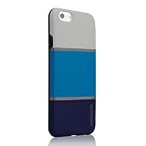 Naztech Apple iPhone 6 (4.7 Inch) Metro Ultra Thin Fashion 3-Color Stylish and Protective Cell Phone Case - Grey / Navy / Blue