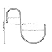 SumDirect S Hanging Hooks, Heavy Duty Stainless Steel S Shaped Hooks for Hanging Apparel Kitchenware Utensil (3 1/10 inch, 10pcs)