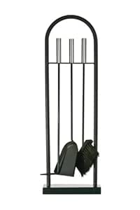 Premier Housewares - Juego de 3 accesorios de hierro para chimenea