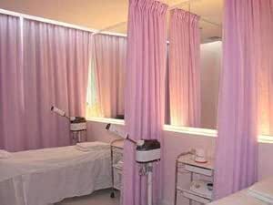 YYLVM Cortina médico for el Hospital Clinic, Cubículo de privacidad