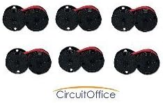 Compatible Universal Calculator Spool EPC B / R Black and Red Ribbons, Works for Victor 1520, Victor 1520-4, Victor 1520-5, Victor 1530