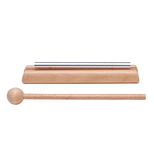 Solo Zenergy Chime for Teachers' Classroom Management, Meditation, Meeting, and Sound Therapy, Includes Wood Mallet