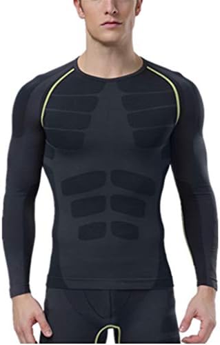 Men's Body Shaper Vest Seamless Compression Fitness Waist Trainer Top Long Sleeves Body Shaper