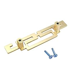 Semetall 4.2" Drawer Pulls, Modern Gold Cabinet