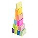 4A Sticky Notes,1 1/2 x 2 Inches,Small Size,The Adhesive On Shorter Side,Neon Assorted,Self-Stick Notes,100 Sheets/Pad,24 Pads/Box,4A 301x24