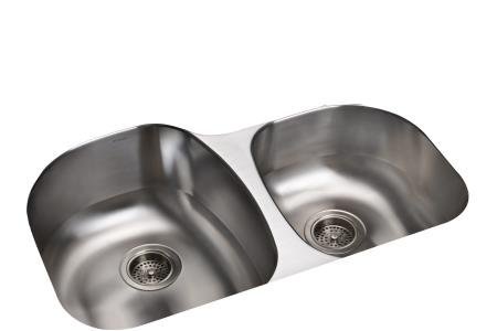 Sterling 11724-NA 31-1/2-Inch Cinch Undercounter Offset Sink