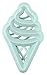 Itzy Ritzy Silicone Teether, Ice Cream Green