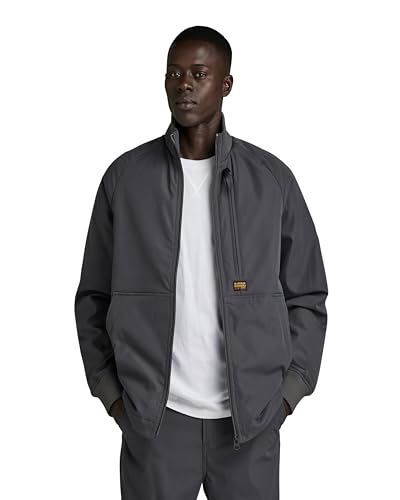 G-STAR RAW Herren Track Overshirt, Grau (grey asphalt D24294-D517-G277), XS