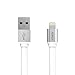 AUKEY Lightning Cable, 6.6ft Apple MFi Certified for iPhone 7, 7 Plus, 6, 6S, 6 Plus, iPad Pro and More