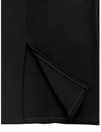 MixMatchy falda de lápiz para dama, estilo casual y clásico